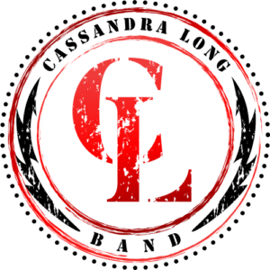 cassandra long band logo red and black